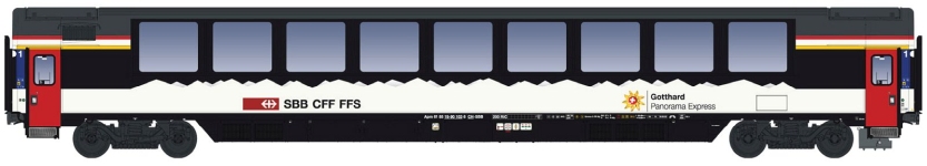 L.S. Models LS47398 - H0 - EC-Panoramawagen, SBB, Ep. VI - Wagen 2